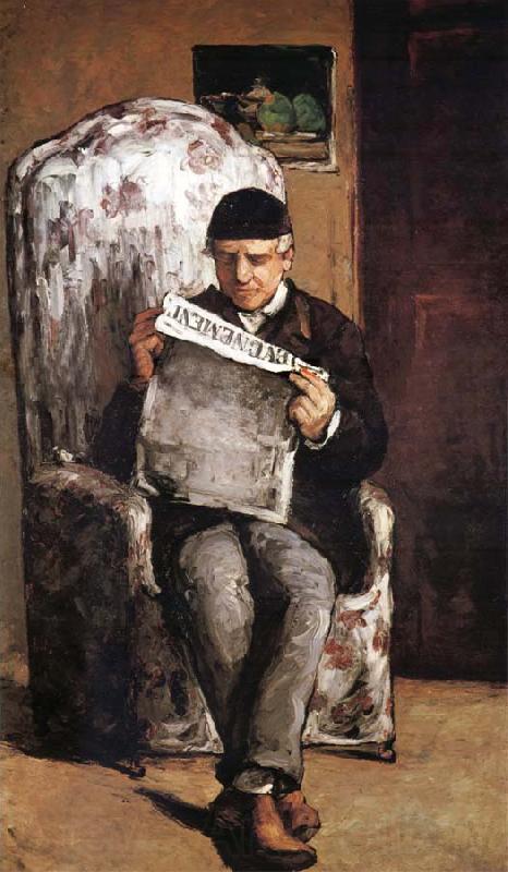 Paul Cezanne Portrait du Pere de l-Artiste